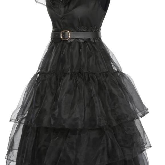 1950’s Lace Belt Dress - Picture 2 of 7